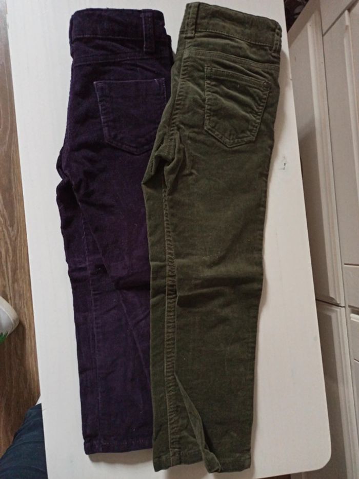 Pantalons velours fille - photo numéro 4