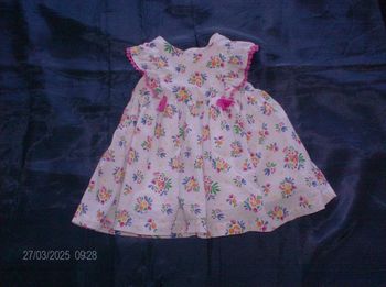 Belle robe été en coton pour fille de 6 mois env. marque DPAM.