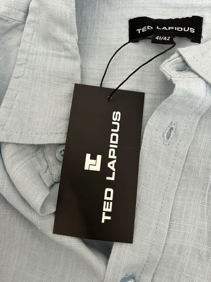 🌀 Chemise bleue Ted Lapidus 🌀 - photo numéro 13