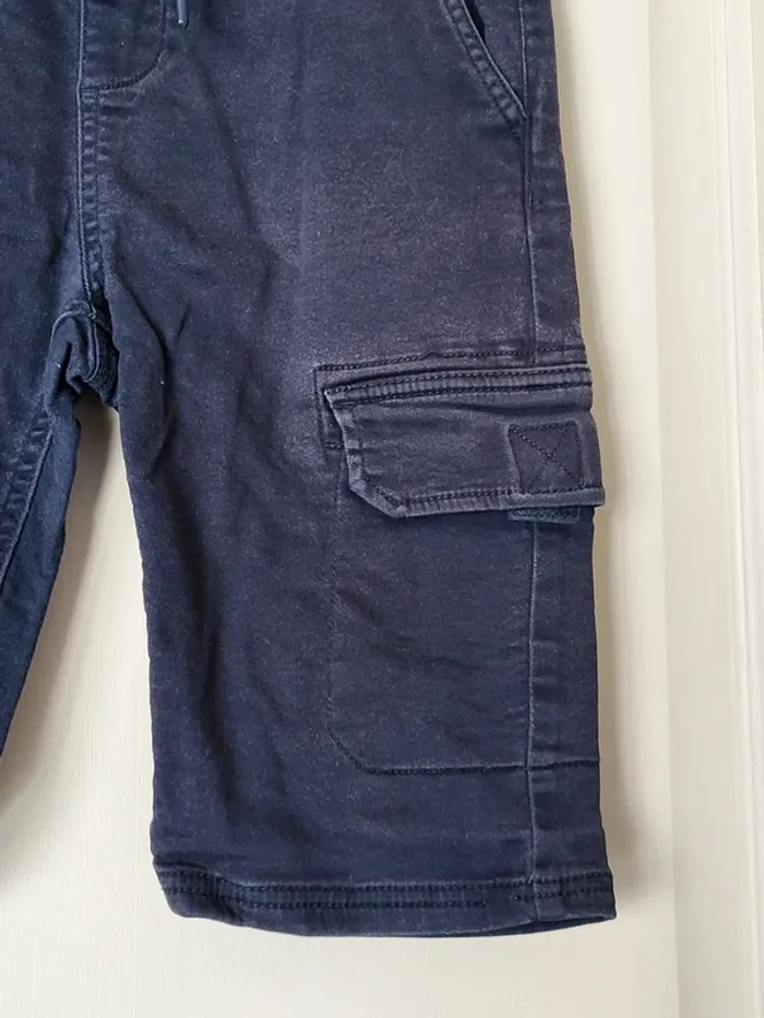 Ensemble garçon bermuda cargo bleu marine et polo turquoise - Gémo / Tape à l'œil - photo numéro 9