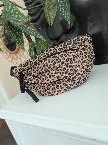 Sac banane léopard
