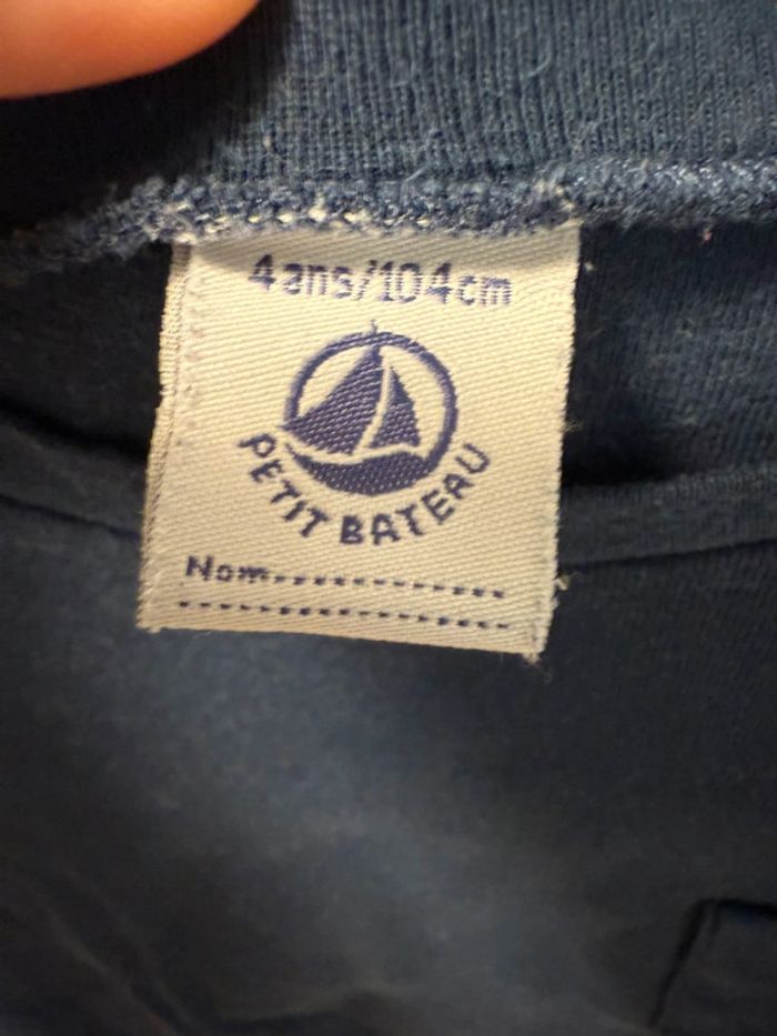 T-shirt petit bateau manches longues 4 ans - photo numéro 3