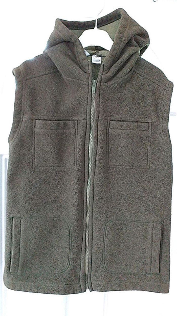 Doudoune polaire kaki