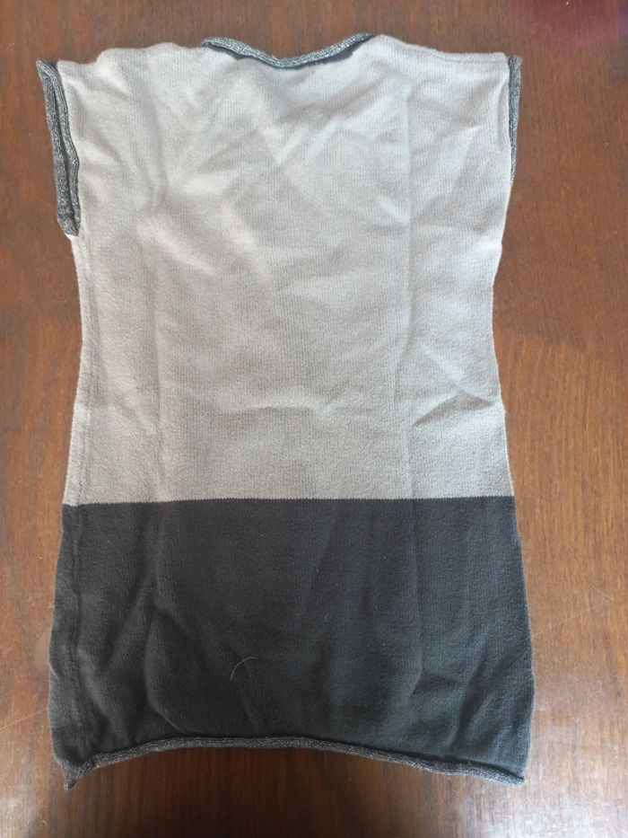 Robe pull sans manches gris Gémo 3ans - photo numéro 2