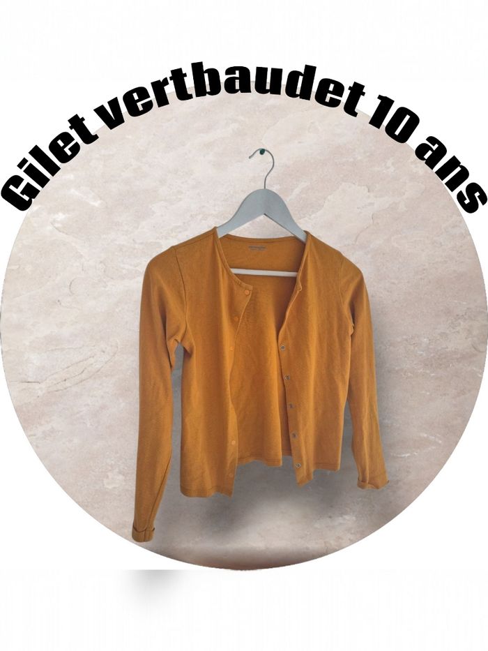 Gillet fille basique 10 ans
