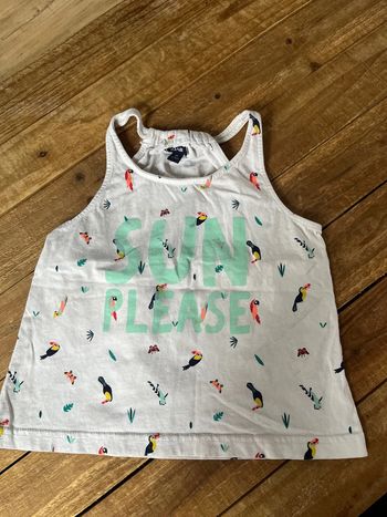 T-shirt oiseau à message