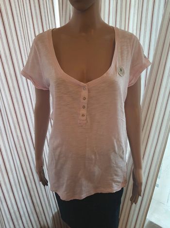 Jolie T-shirt femme rose Gaastra taille XL