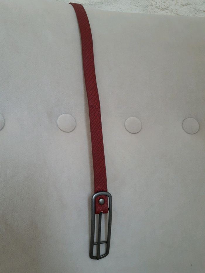 Ceinture rouge foncé - photo numéro 3