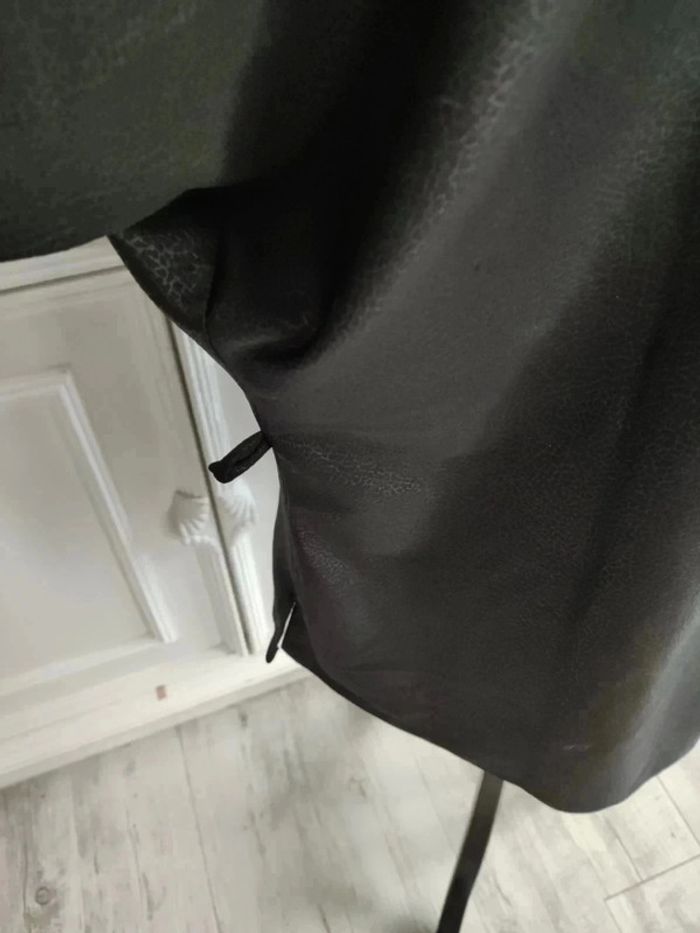 Blouse noire à épaulettes vintage taille3 - photo numéro 4