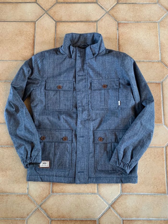 Blouson , Parkas Gris / Bleu Vans