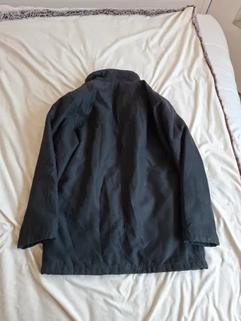 1 manteau homme avec doublure gris /noir taille 48, de nombreuses poches, en parfait état