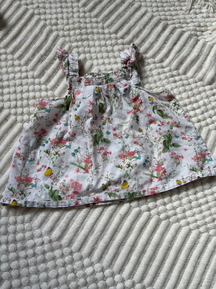 Blouse fille Zara taille 18/24 mois