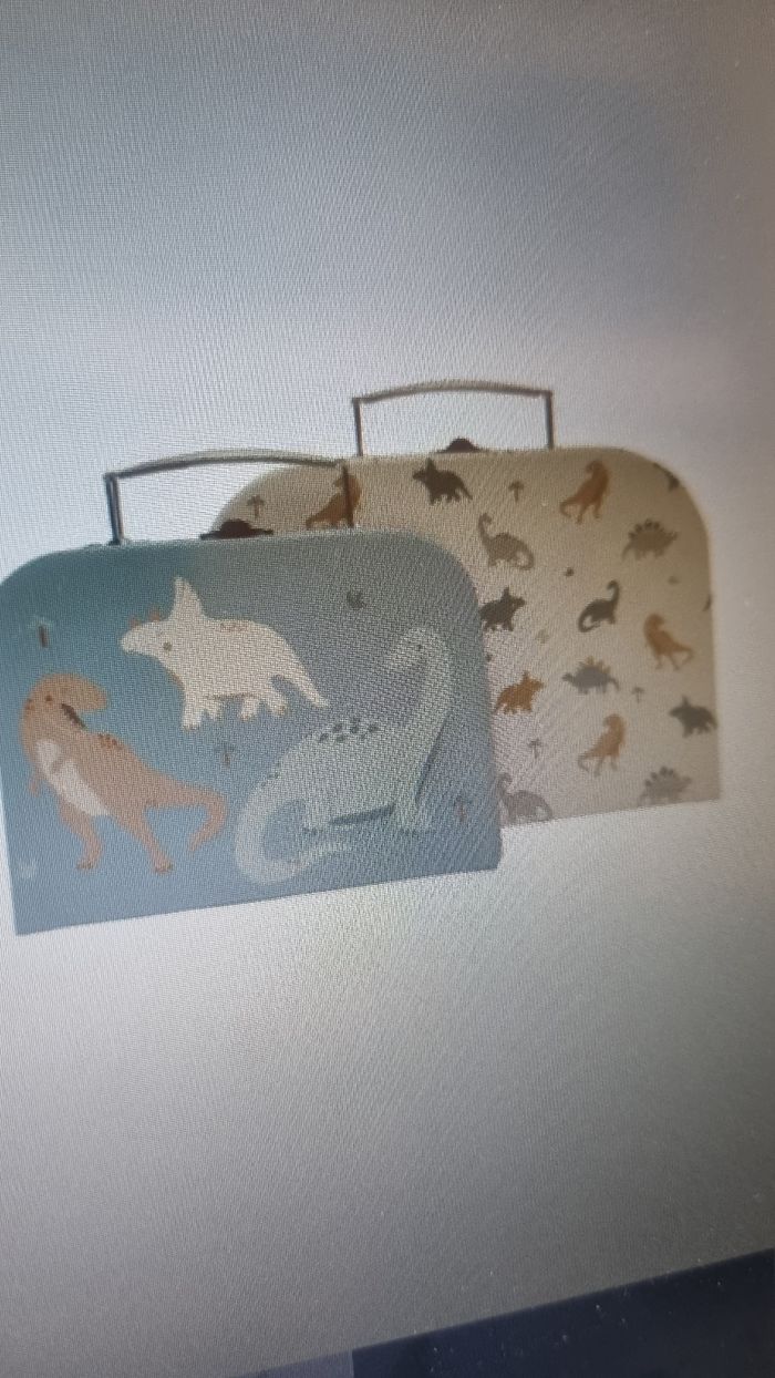 Lot de 2 valisettes dinosaures Jollein neuf