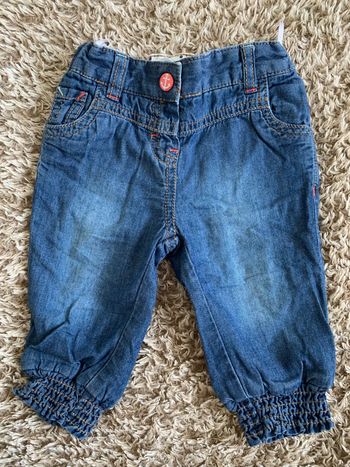 Pantalon jean doublé - C&A - 6 mois