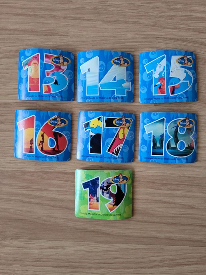 Jouet mcdonald's hercule hologramme 1998 - photo numéro 2