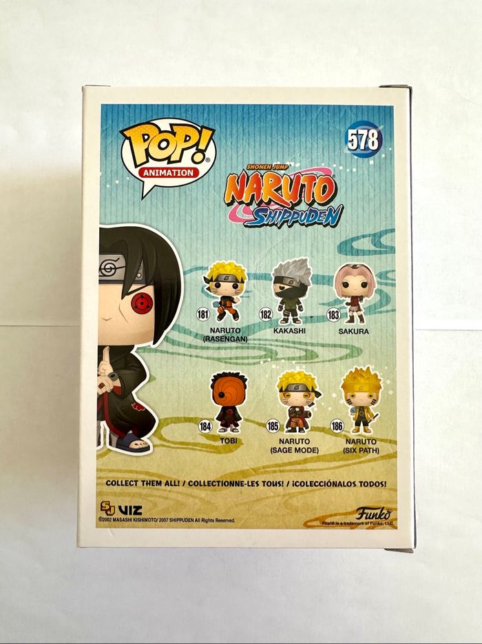 Figurine Funko Pop Itachi numéro 578 Naruto Shippuden - photo numéro 3