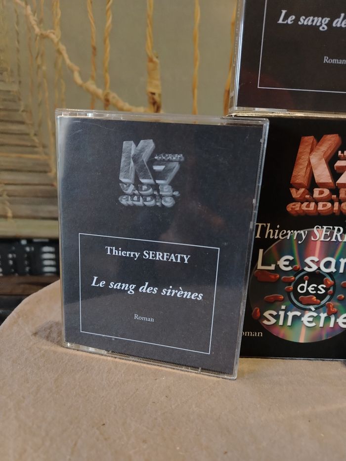 Coffret K7 VDB Livres Audio Thierry Serfaty Le Sang des Sirènes Vintage - photo numéro 5