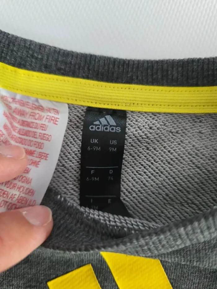 Sweat Adidas gris - photo numéro 2