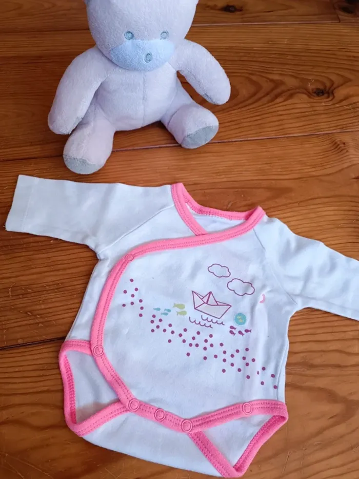 Body manches longues fille taille naissance