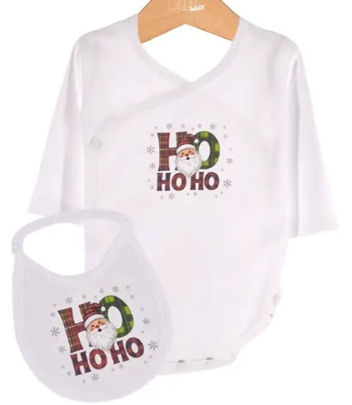 Body et bavoir de Noël.