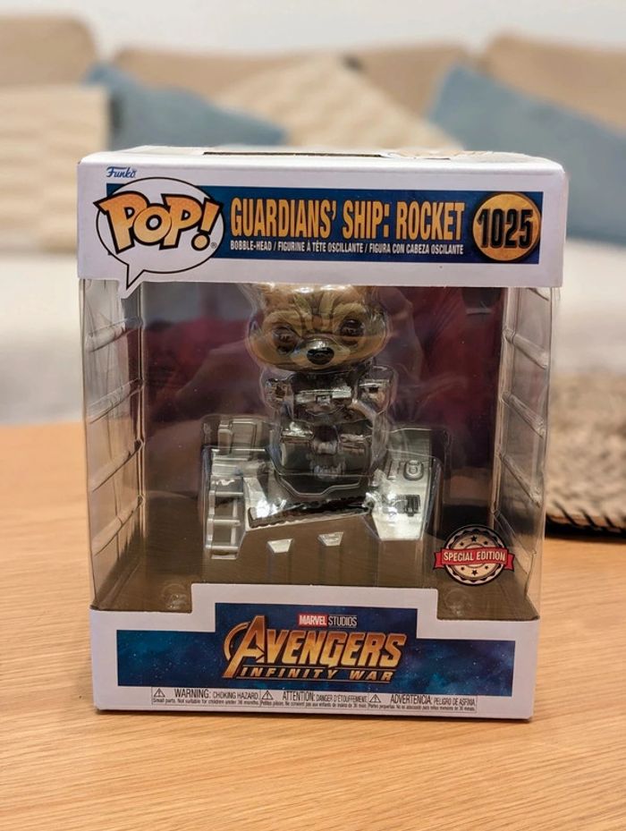 Funko Pop ! Guardian's Ship Rocket 1025 Special Edition Avengers Marvel