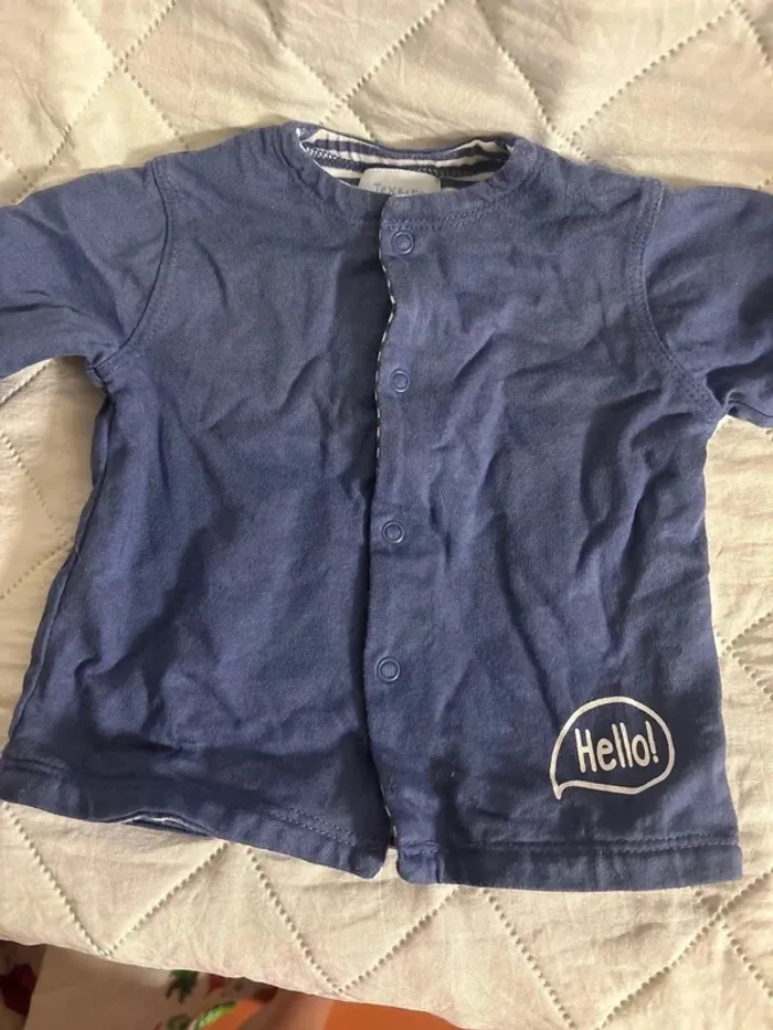 Petit gilet taille 3mois marque tex baby - photo numéro 2