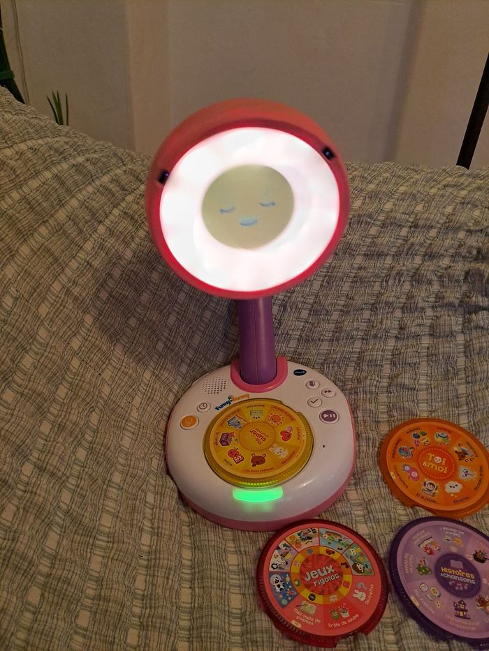Reveil lampe interactive  funny sunny - photo numéro 3