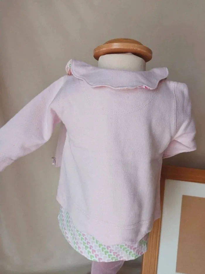 Ensemble trois pièces fille 3 mois - photo numéro 4