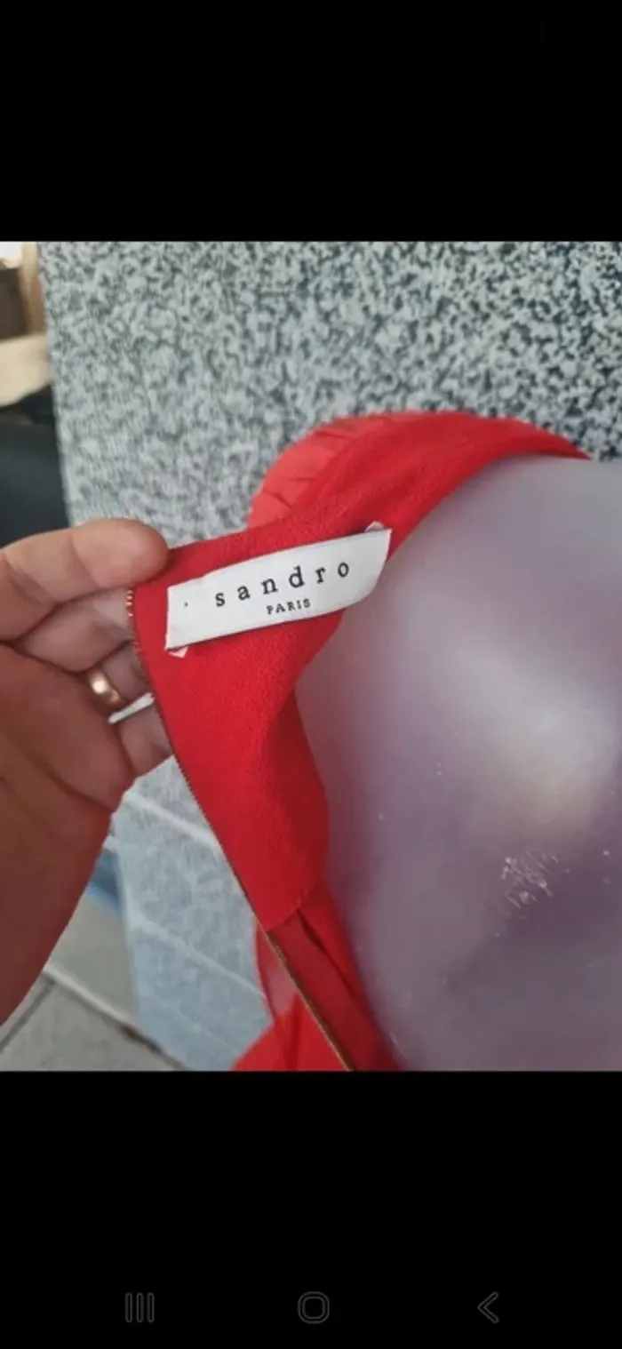 Belle robe sandro taille 36 très bon etat - photo numéro 6