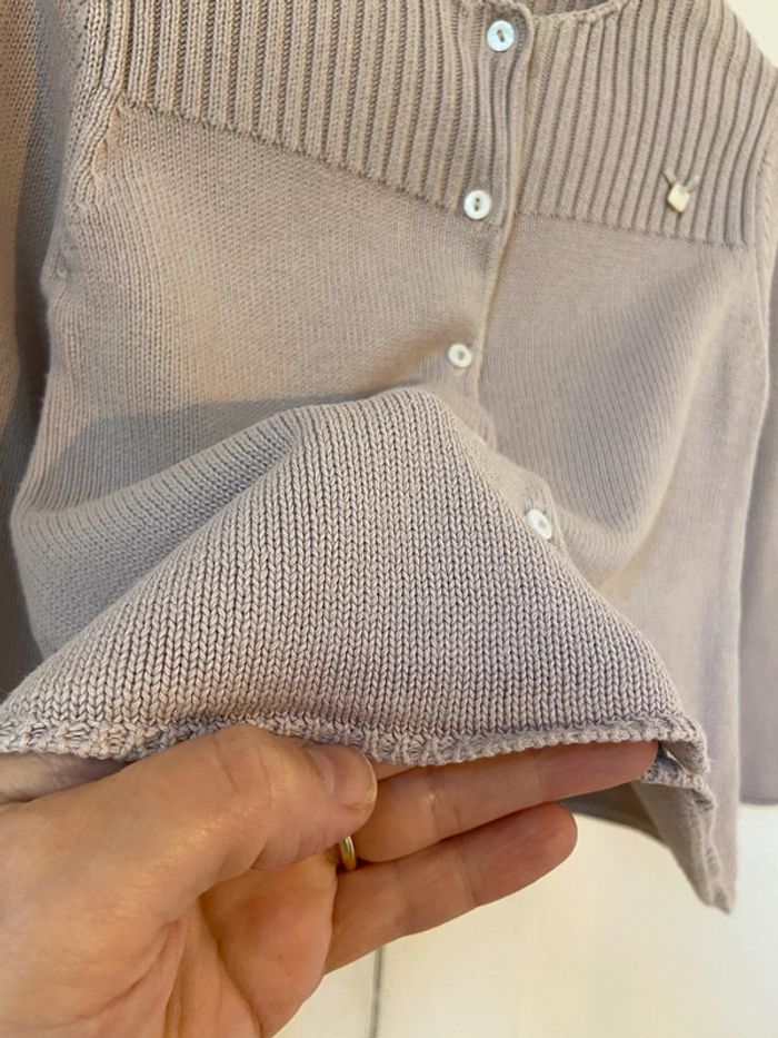 Gilet en coton beige Jacadi 2 ans - photo numéro 7