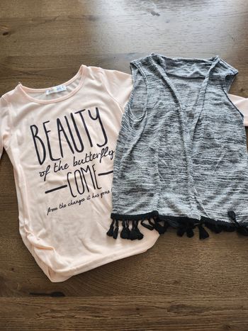 Ensemble haut et gilet