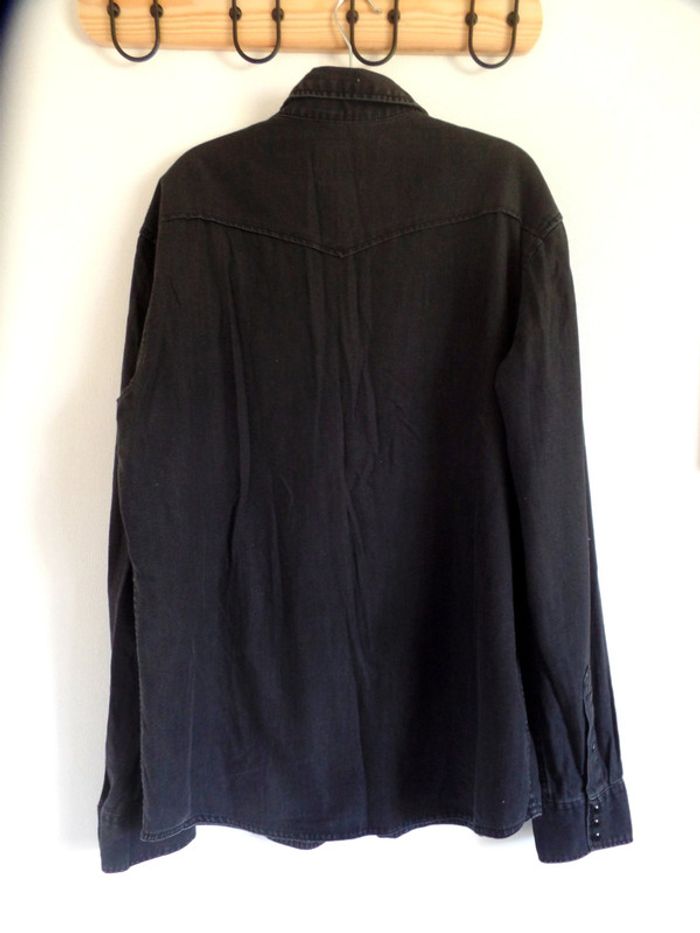 Chemise noire coupe ajustée manches longues Esprit taille XXL - photo numéro 2