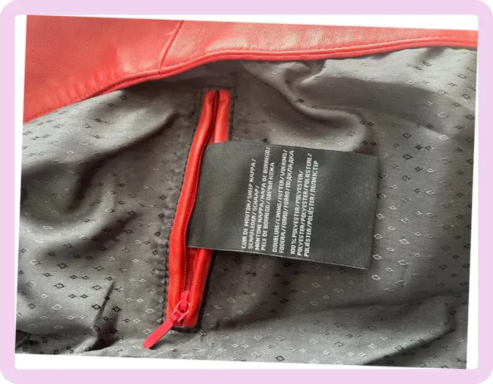Perfecto Rouge Foncé en Cuir – Oakwood 🔥 - photo numéro 7