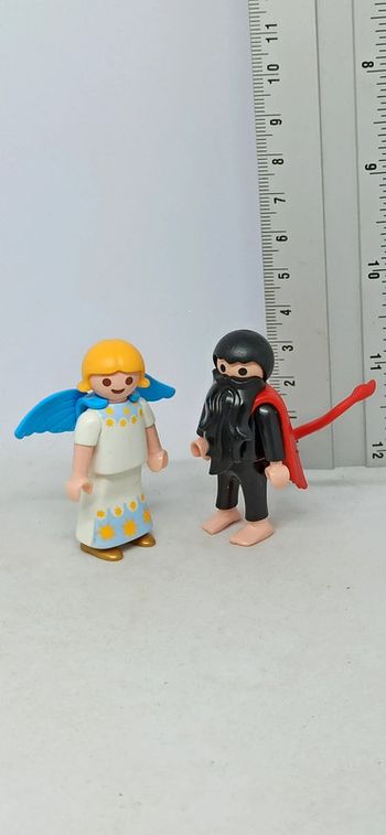 Enfants garçon et fille ange diable playmobil