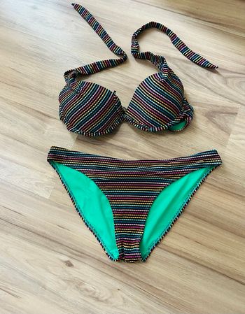 Maillot de bain 2 pièces à motifs Boutique Indépendante Tailles M-L