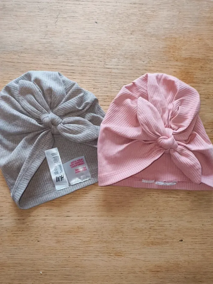 Bandeau cheveux fille h&M excellent état 18 mois gris rose