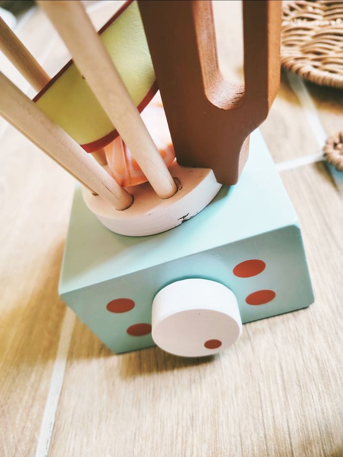 🍊Dinette Mixeur blender avec fruits en bois - photo numéro 3