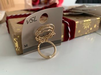 Ensemble bagues dorées