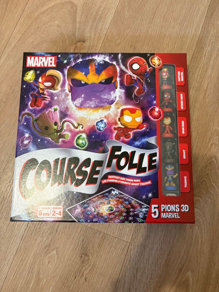 Jeu la course folle Marvel