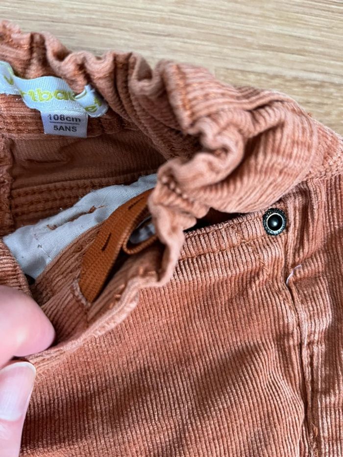 Pantalon velours marron 5a - photo numéro 4
