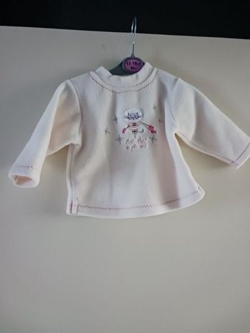 Pull crème 6 mois