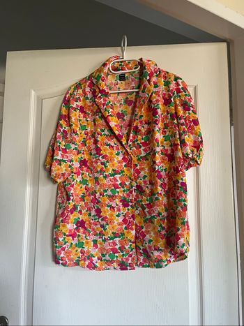 Chemisier fleuri femme