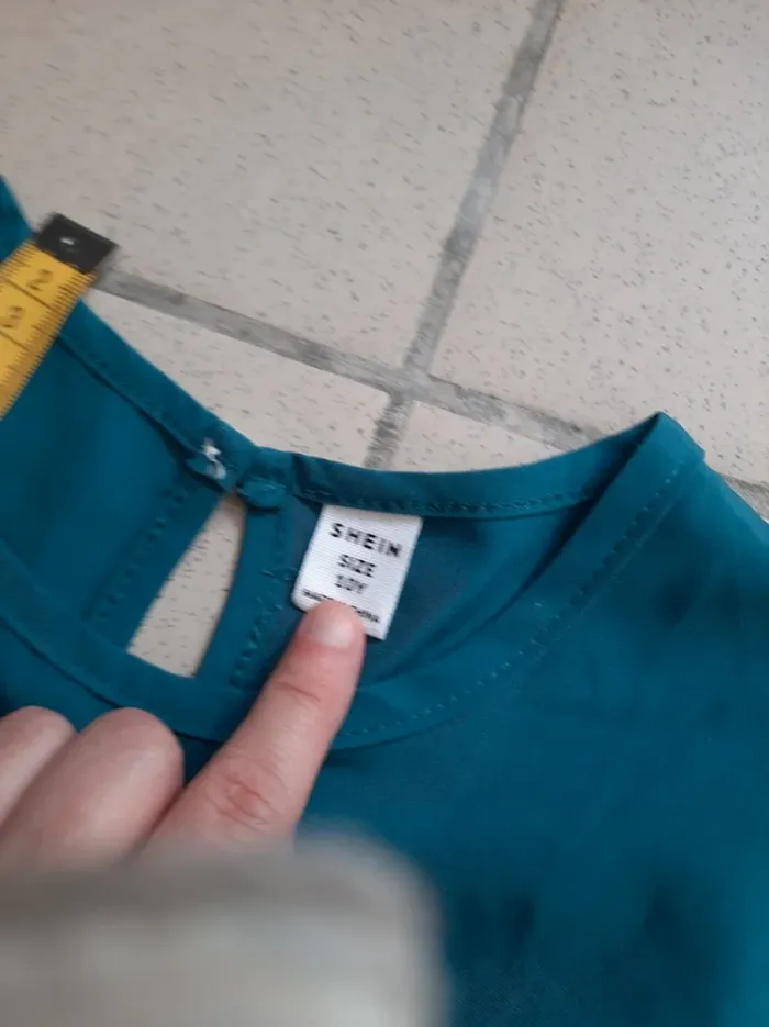 Robe fille avec ceinture 10 ans - photo numéro 3