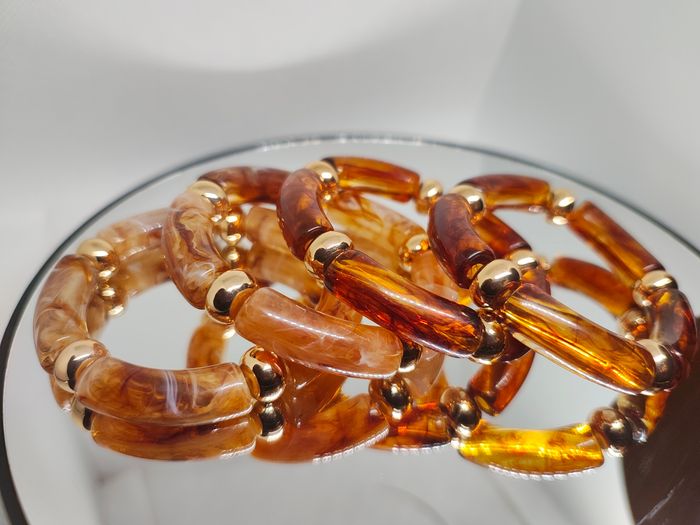 4 bracelets doré zara - photo numéro 2