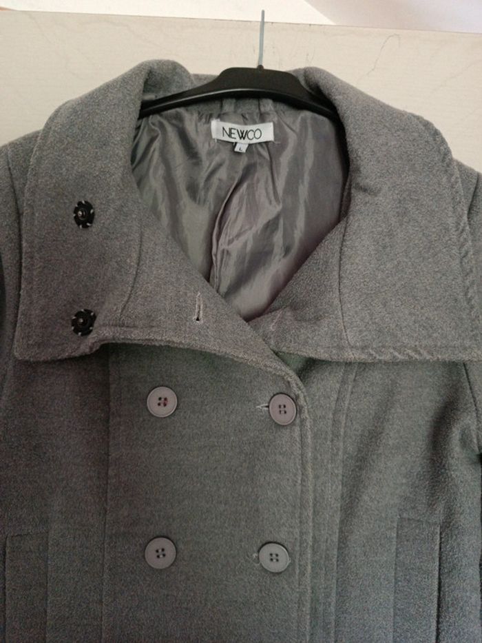 Veste grise newco taille 40 en tbe - photo numéro 4