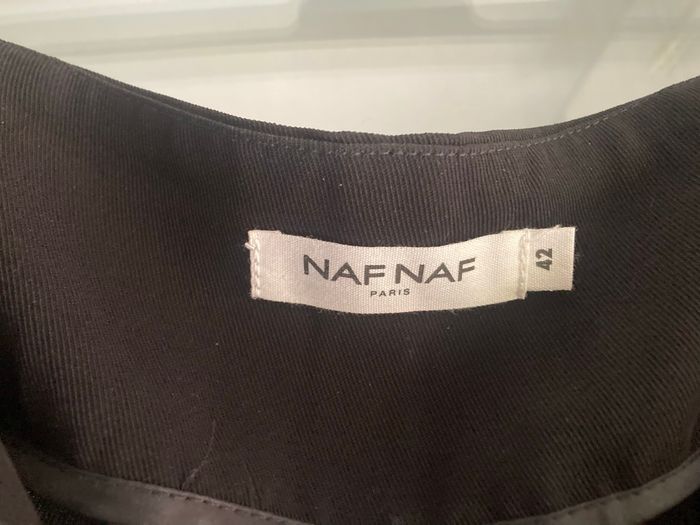Pantalon noir taille haute Naf Naf T42