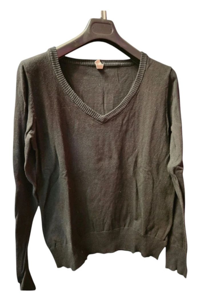 Pull léger noir T44 Kiabi