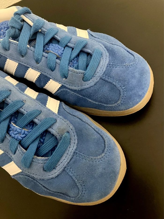 Adidas Originals Gazelle Indoor Blue Bird / White - photo numéro 5