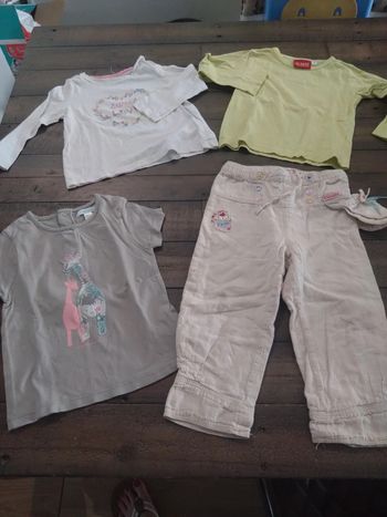 Lot de vêtements bebe 2 ans été