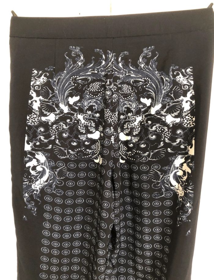 Pantalon bleu marine fluide style paréo motifs H&M taille 34 36 neuf - photo numéro 11
